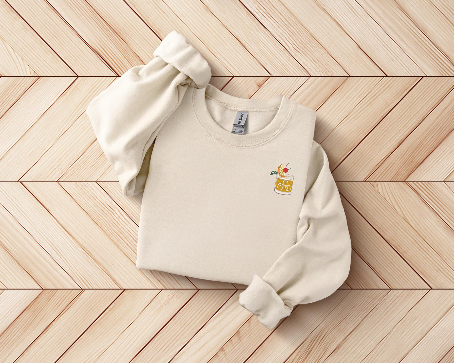 Whiskey Sour Cocktail Sweatshirt
